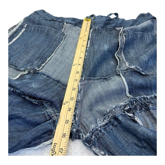 Jaded Gypsy Patchwork Skies Trouser Jeans Boho Cottagecore Size S/M - Picture 4 of 13